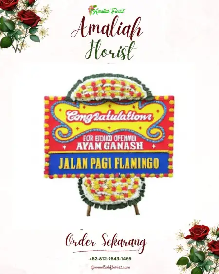 Sewa Papan Bunga Cineam